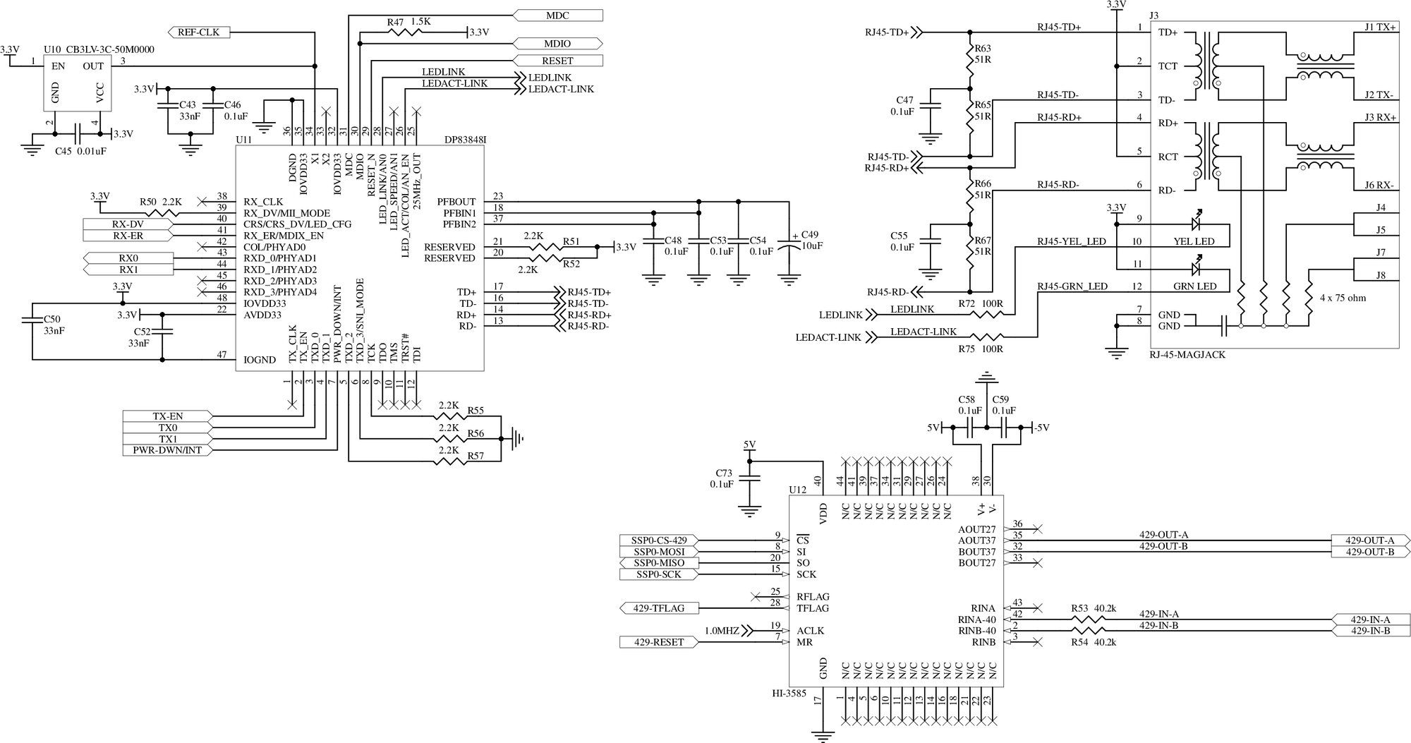 Schematic - Main Controller (cont.)
