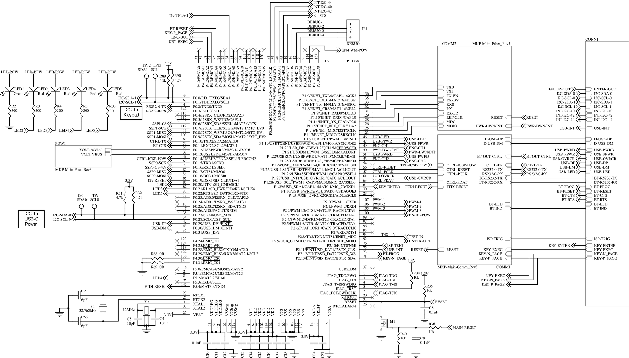 Schematic - Main Controller